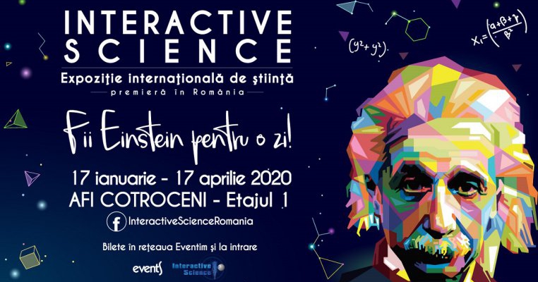 Expoziția internațională de știință Interactive Science ajunge între 17 ianuarie – 17 aprilie, la București