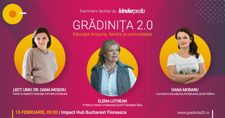 Grădinița 2.0: eveniment dedicat grădinițelor publice și relației cu familia și comunitatea