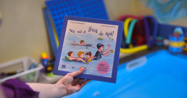 Nu mi-e frică de apă! – prima carte cu și pentru copii, dedicată educației acvatice