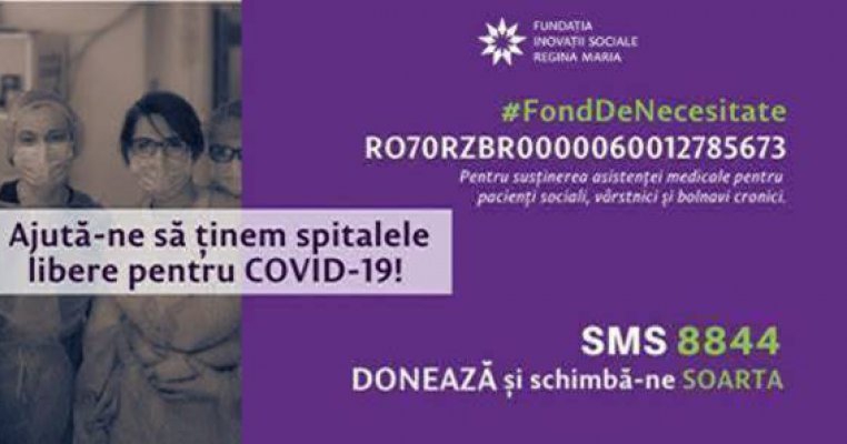 FOND DE NECESITATE pentru diminuarea presiunii asupra sistemul de sănătate