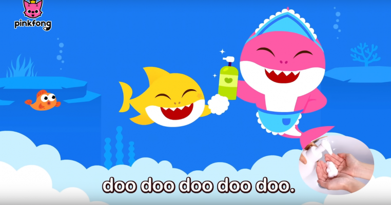 Oh, nu! A apărut noul cântecel „Baby Shark” despre spălatul mâinilor, care va înnebuni părinții
