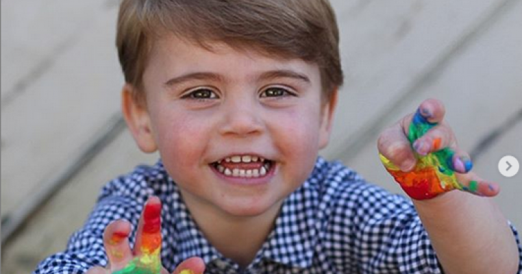 Prințul Louis a facut 2 ani! Mama lui a publicat cea mai drăgălașă fotografie, cu o simbolistică aparte