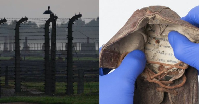 Angajații muzeului Auschwitz au descoperit o inscripție emoționantă în pantofii unui copil care a trăit în lagăr