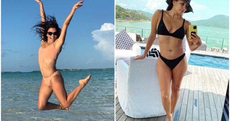 Cum arată Eva Longoria la 45 de ani, după o sarcină, în costum de baie. Este superbă!