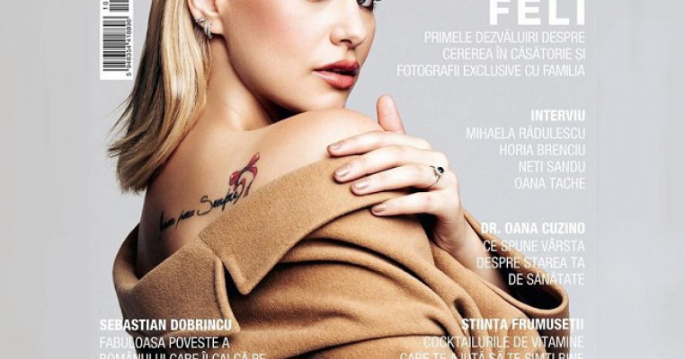 Cât de frumos! Feli, prima şedinţă foto alături de fetiţa ei, Nora Luna, şi de viitorul soţ!