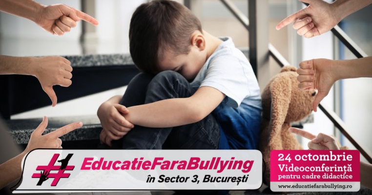 Educație fără bullying - conferință online pentru toți profesorii