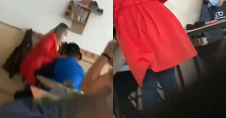 O profesoară din Borșa este filmată cum își pălmuiește elevii. ”Este însărcinată și probabil sarcina a făcut-o mai sensibilă”
