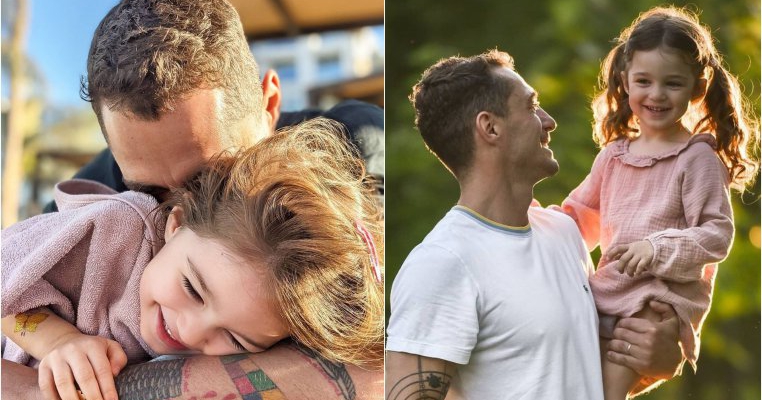 Cât de frumoasă este fetița lui Vladimir Drăghia! Are deja 5 ani și este combinația perfectă dintre mami și tati
