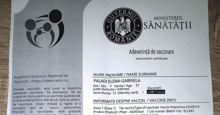 M-am vaccinat anti-Covid! Și am plecat în lacrimi de la Institutul Marius Nasta