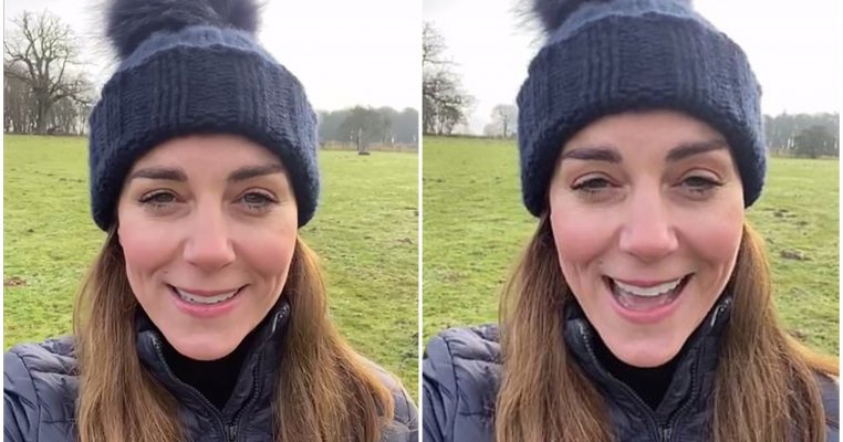 Primul selfie regal: Kate Middleton purtând un fes, fără machiaj și cu un mesaj emoționant pentru părinți
