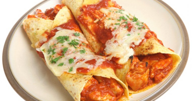 Enchiladas cu pui si branza