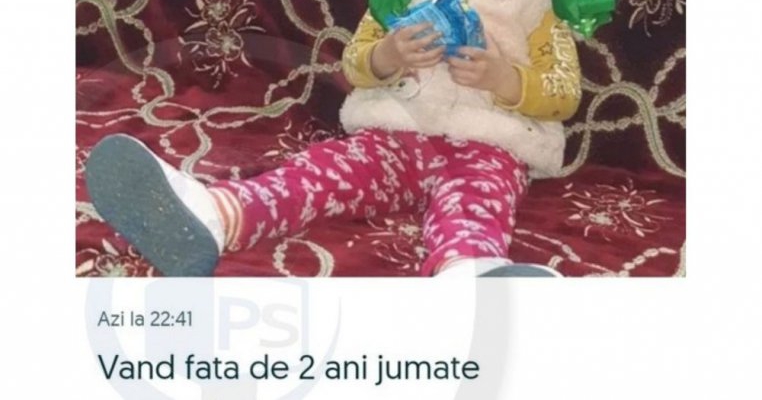Un copil de doi ani a fost scos la vânzare pe OLX