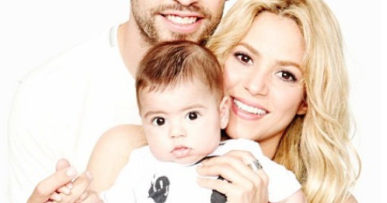 Shakira cu bebelusul ei