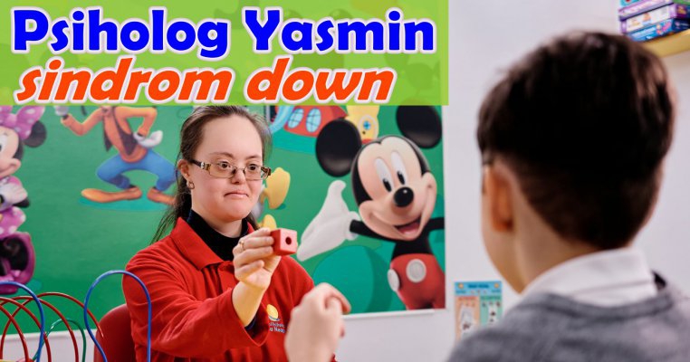 Povestea fascinantă a Yasminei, psihologul cu sindrom Down din Constanța care ajută copiii cu autism