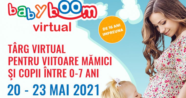 Baby Boom Show, ediţia de primăvară, se mută în online şi este cu intrare gratuită!