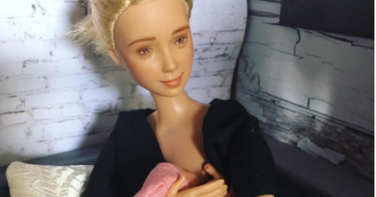 Păpușa Barbie care alăptează. De acord cu ea sau nu?