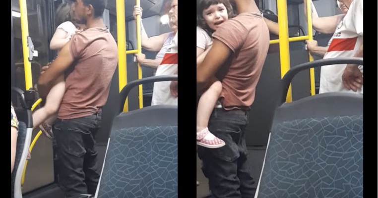 O fetiță a fost filmată în timp ce țipa, plângea și încerca să scape din brațele unui bărbat în Brăila