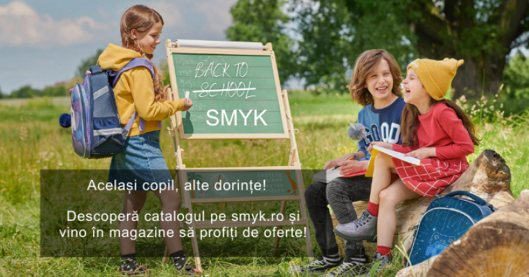 SMYK All for Kids dă startul pregătirilor pentru școală