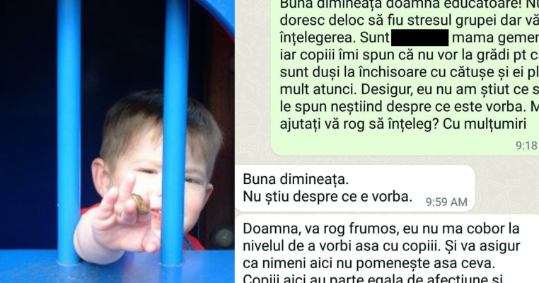 Copilul meu nu mai vrea la grădi pentru că e trimis cu cătușe la închisoare de educatoare