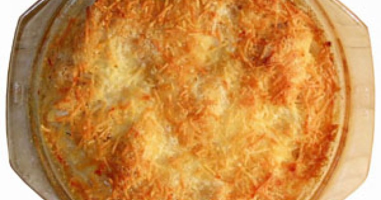 Paste cu pui gratinate