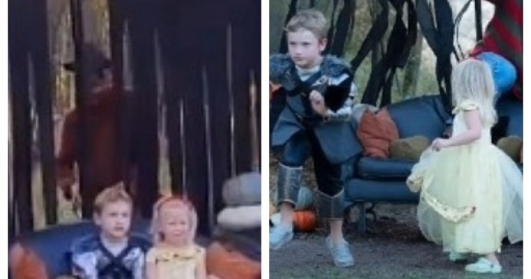 Video viral: cum și-a „terorizat” o mamă copiii de Halloween