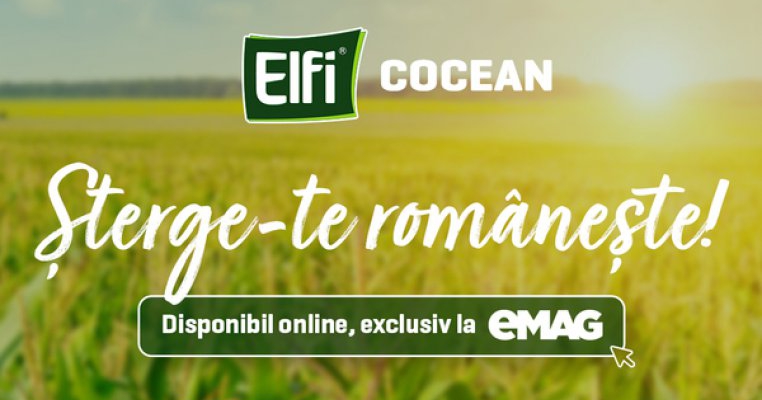 Hârtia igienică în ediție limitată Elfi Cocean. Șterge-te românește!