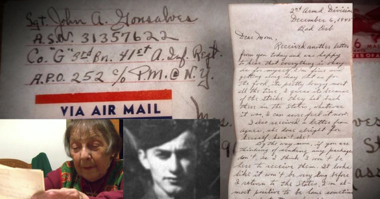Scrisoarea unui soldat din al II-lea Război Mondial către mama sa a fost livrată după 76 de ani