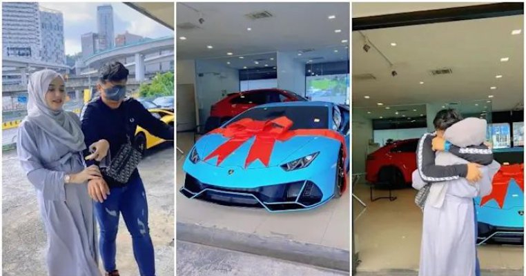 Viață de milionari: soția îi cumpără un Lamborghini soțului pentru că, după ce vine copilul, acesta nu va dormi noaptea