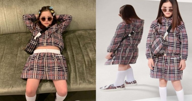 O fetiță de 9 ani cu Down a devenit model Burberry după ce medicii au spus că nu va putea să meargă sau să vorbească niciodată