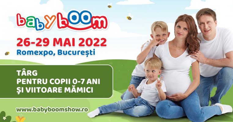Discounturi de până la 70% şi experienţe unice la  Baby Boom Show, cel mai mare târg pentru copii şi viitoare mămici