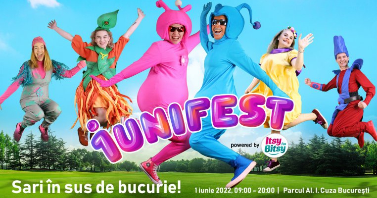 Copiii și părinții sar în sus de bucurie la 1uniFEST