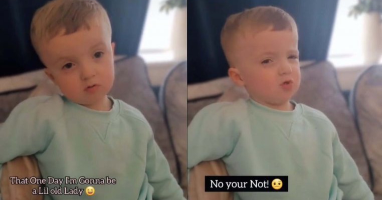 Adorabil! Momentul când un băiețel află că mama lui va îmbătrâni