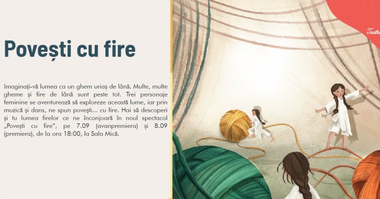 Ce se vede în luna septembrie la Teatrul Ion Creangă