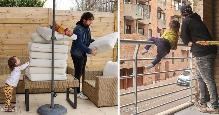 De fiecare dată când soția mă întreabă ce fac copiii când stau cu ei, îi pun răbdarea la încercare cu aceste poze