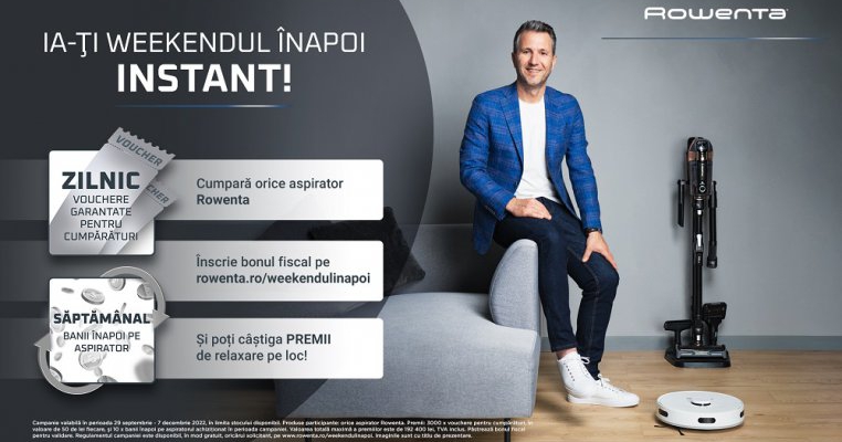 Andi Moisescu este noul brand ambasador Rowenta România