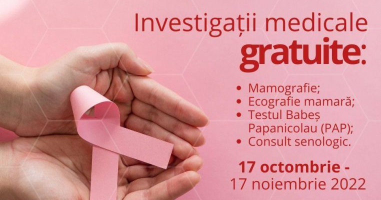 Ecografii și mamografii gratuite în București începând de luni