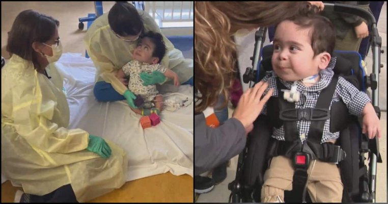 Medicii i-au dat doar 30 de minute de viață, însă a sfidat soarta și a mers acasă pentru prima oară în trei ani