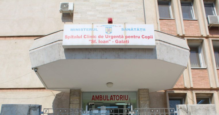 Incendiu la Spitalul de Copii din Galați. Sute de pacienți au fost evacuați, inclusiv mame cu copii