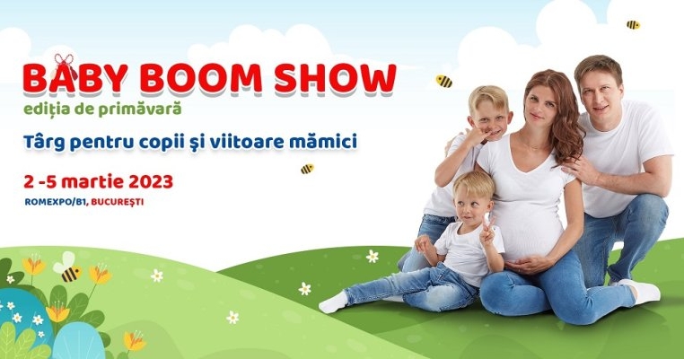 Discounturi de până la 70%, loc de joacă şi tombole la Baby Boom Show, ediţia de primăvară