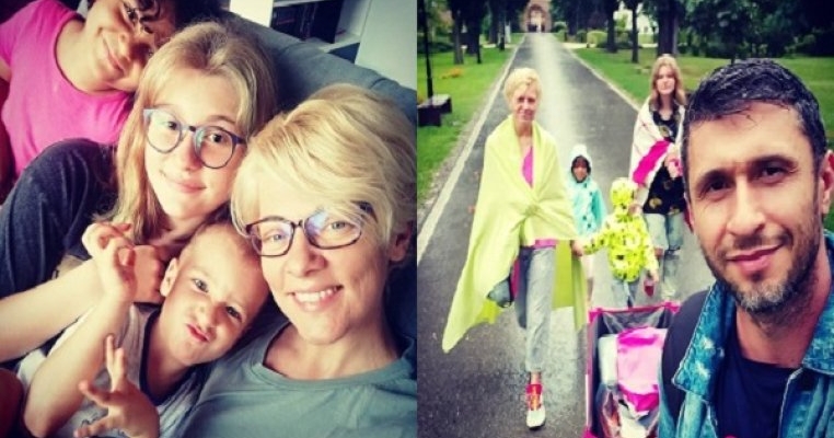 Ce familie frumoasă are Dana Nălbaru cu Dragoș Bucur! Sunt cu adevărat niște părinți împliniți