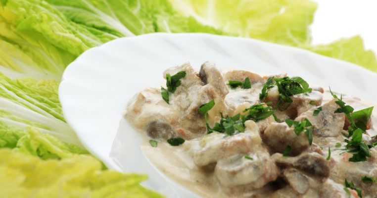 Salata de pui cu ciuperci