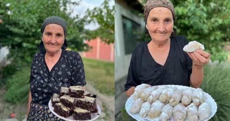 Bunica Gherghina, senzația internetului, a devenit mamă pentru nepoata ei! „De la doi ani a părăsit-o mama ei. Mi-a lăsat-o în brațe și a plecat"