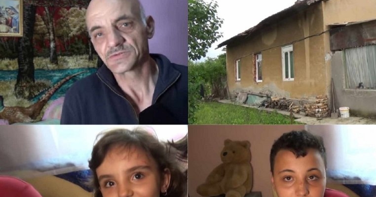 Un tată bolnav își crește copiii într-o gară părăsită. Micuții abandonați de mamă merg kilometri întregi pentru a ajunge la școală