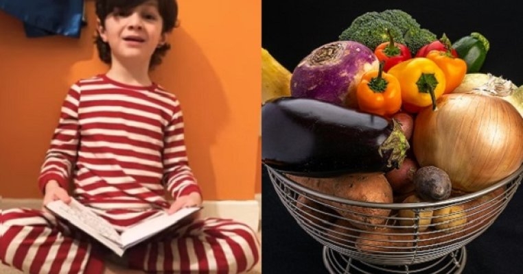 Un băiețel visează să salveze planeta. A devenit vegetarian și a lansat un canal YouTube