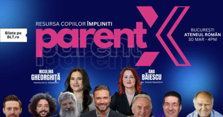ParentX Events – Resursa copiilor împliniți - Revoluționăm educația copiilor și a părinților în România
