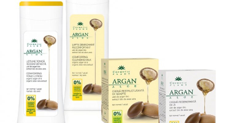 Gama noua de la Cosmetic Plant: Argan si Aloe Vera