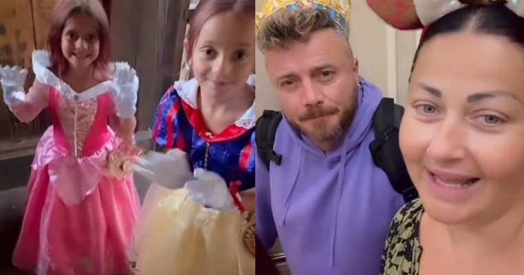 Tavi Clonda și Gabriela Cristea și-au dus fetițele la Disneyland. Au petrecut timp de calitate pe tărâmul de poveste