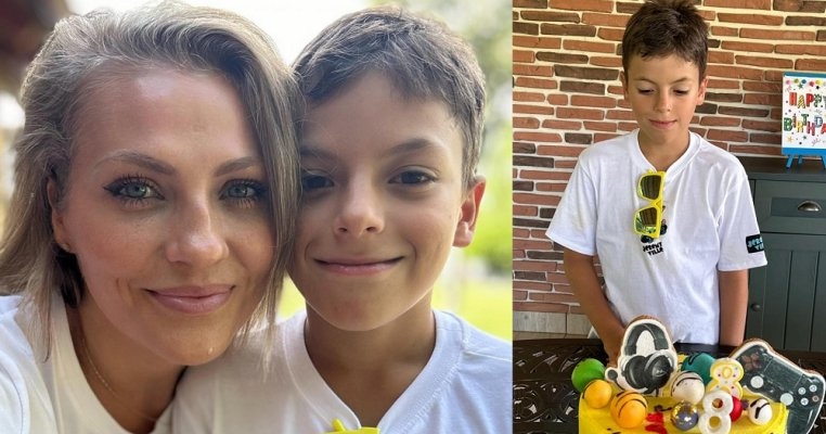 Vladimir, fiul mijlociu al Mirelei Vaida a împlinit 8 ani. Ce mari au crescut copiii vedetei