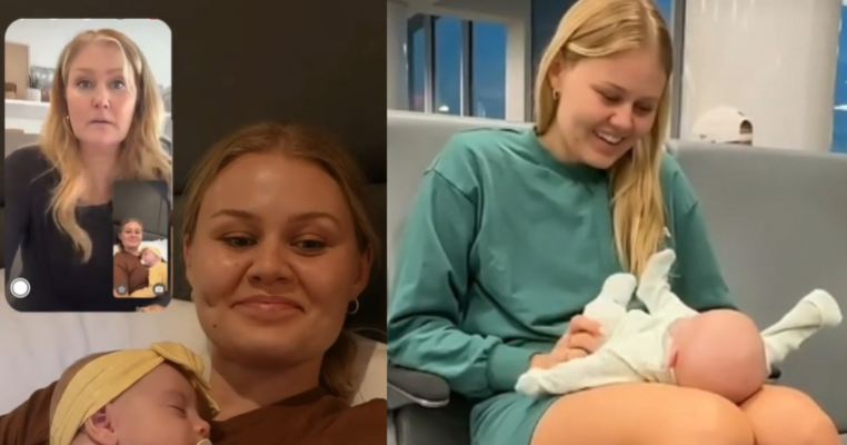 „Mama, fă cunoștință cu nepoata ta." O femeie a adoptat o fetiță în secret și i-a făcut dezvăluirea mamei sale prin apel video