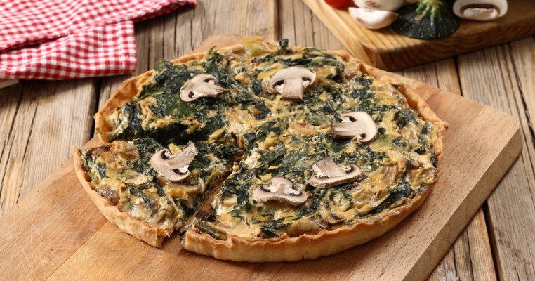 Quiche cu ciuperci: cea mai simplă rețetă